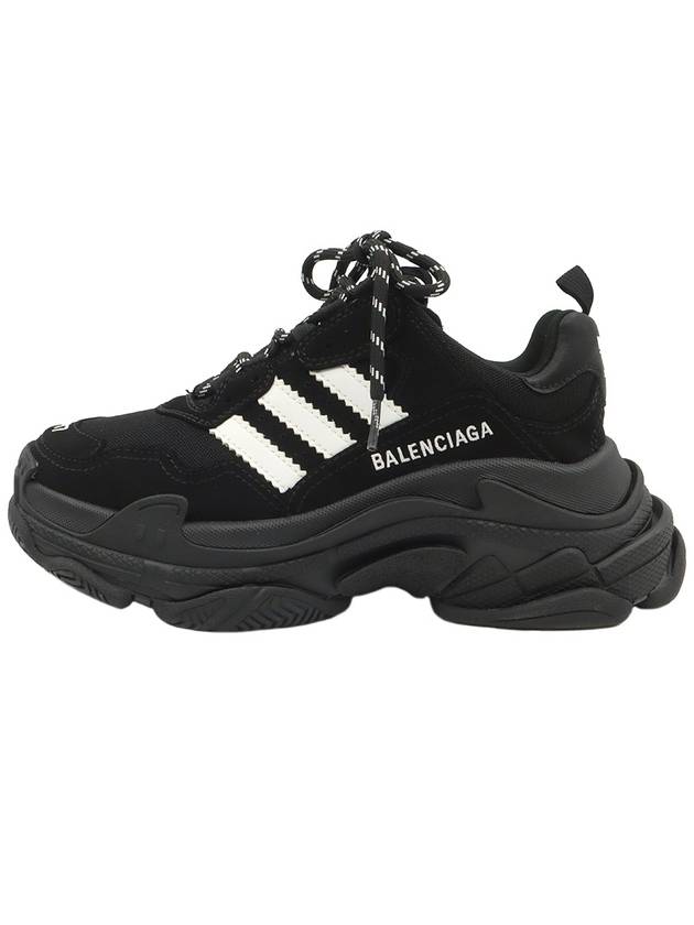 XAdidas Black White Double Foam Mesh Clear Sole Triple S Women Sneakers 37 - BALENCIAGA - BALAAN 5