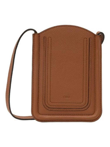 Marcie Phone Pouch Cross Bag Brown - CHLOE - BALAAN 1