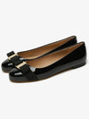 Women’s Varina Bellet Flats Black - SALVATORE FERRAGAMO - BALAAN 3