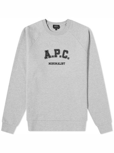 Logo Printing Sweatshirt Grey - A.P.C. - BALAAN 1