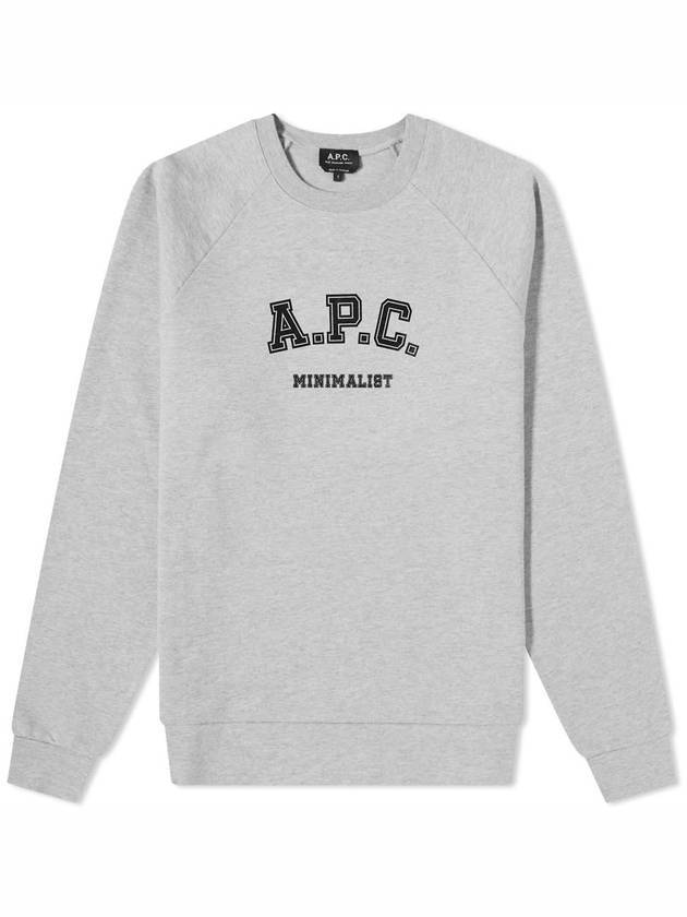 Logo Printing Sweatshirt Grey - A.P.C. - BALAAN 1