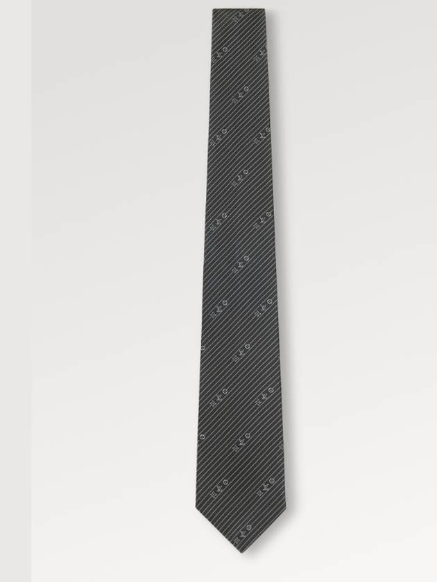 Monogram Diagonal Tie Grey - LOUIS VUITTON - BALAAN 2