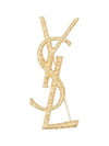 Opyum Ysl Twisted Brooch In Metal Gold - SAINT LAURENT - BALAAN 2