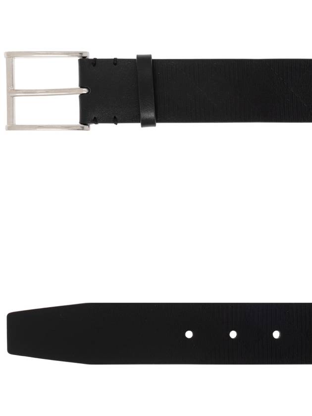 Burberry Leather Belt, Men's, Black - BURBERRY - BALAAN 4