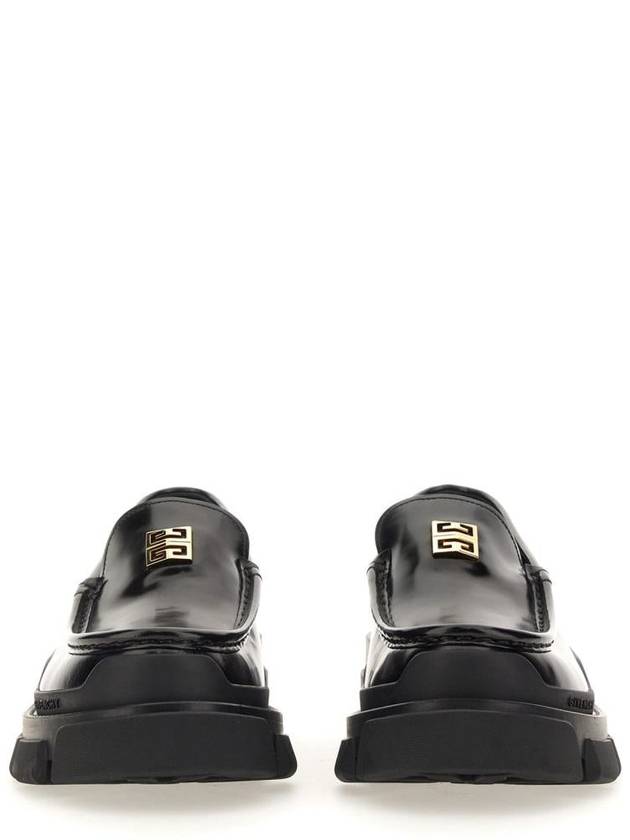 4G Terra Leather Loafers Black - GIVENCHY - BALAAN 3