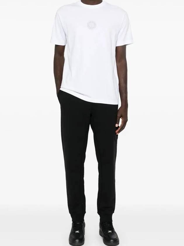 Compass Badge Capered Track Pants Black - STONE ISLAND - BALAAN 4