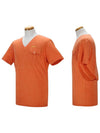 V-Neck Pocket Short Sleeve T-Shirt Orange - DSQUARED2 - BALAAN 3