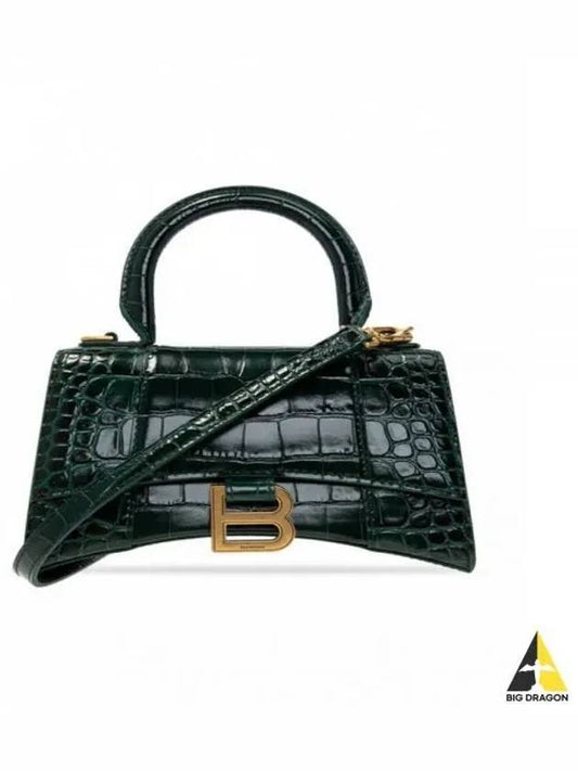 Hourglass XS Tote Bag Forest Green - BALENCIAGA - BALAAN 2