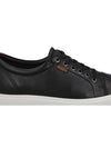 Soft 7 Low Top Sneakers Black - ECCO - BALAAN 7