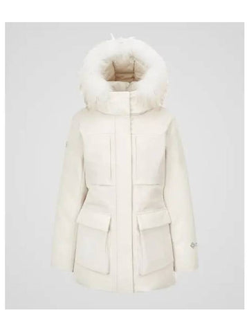 Points 5 Iorite W Ivory Women s Down Jacket - DUVETICA - BALAAN 1