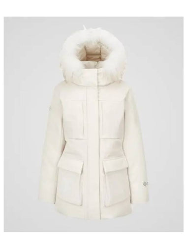 Points 5 Iorite W Ivory Women s Down Jacket - DUVETICA - BALAAN 1