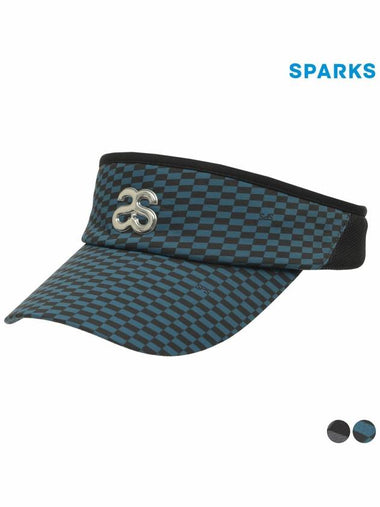 Men s Checked Sun Visor Cap SL1MAC004 - SPARKS - BALAAN 1