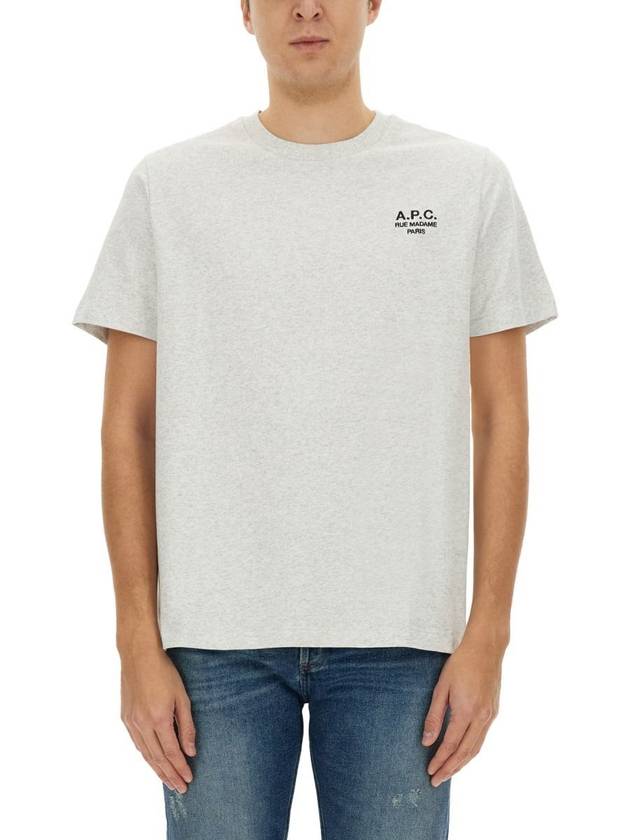 Standard Grand VPC Short Sleeve T-Shirt Grey - A.P.C. - BALAAN 2