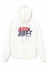 Iconic Logo Print Hoodie White - AUTRY - BALAAN 2