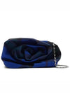 Rose Draped Check Clutch Bag Blue - BURBERRY - BALAAN 2