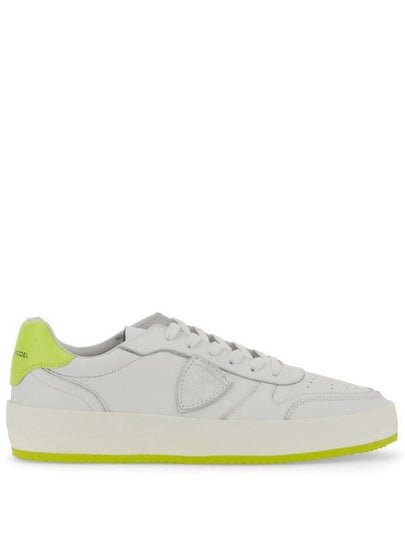 Sneakers VNLU VN01 VN01 VEAU NEON BLANC JAUNE - PHILIPPE MODEL - BALAAN 2