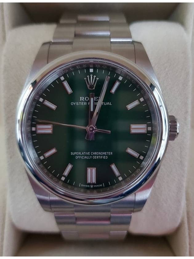 Rolex Oyster Perpetual Green 23 Years - ROLEX - BALAAN 3