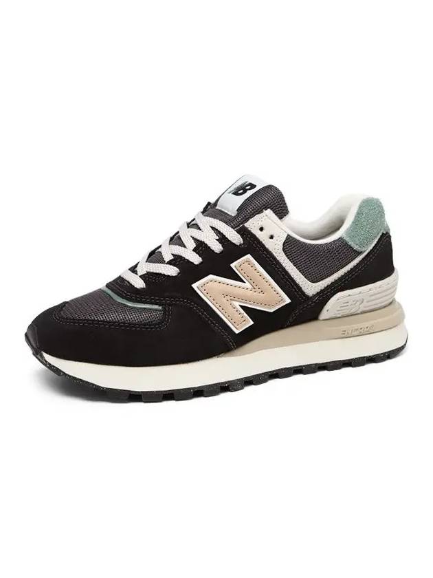 574 Legacy Low Top Sneakers Black - NEW BALANCE - BALAAN 6