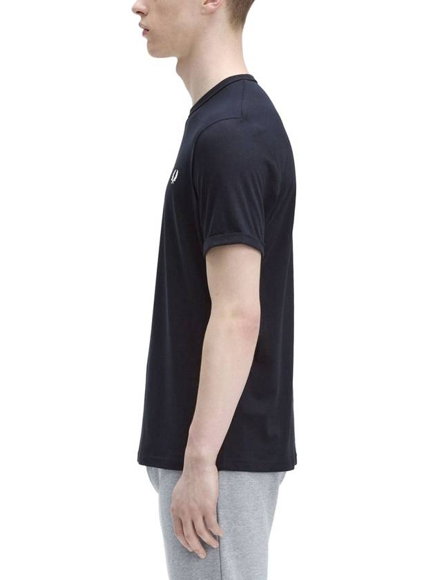 T-SHIRT WITH LOGO EMBROIDERY - FRED PERRY - BALAAN 6