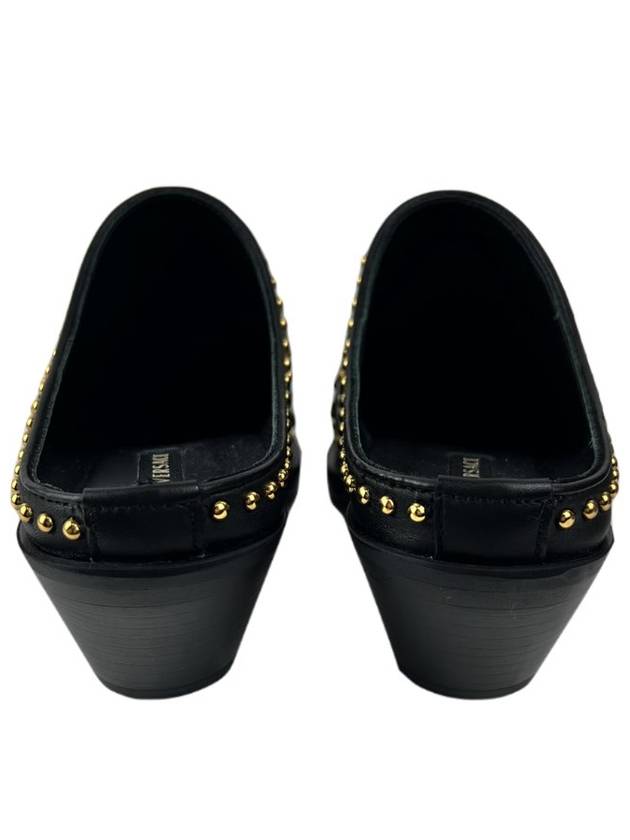 Women's Studded Loafer Mule 17186184JS - VERSACE - BALAAN 7