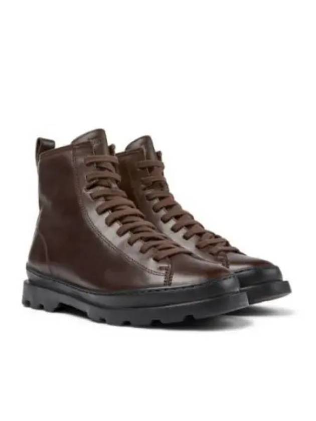 Brutus Medium Lace-up Worker Boots Burgundy - CAMPER - BALAAN 2