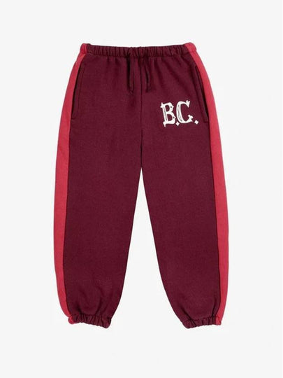 Kids B C Vintage jogging training pants burgundy - BOBO CHOSES - BALAAN 2