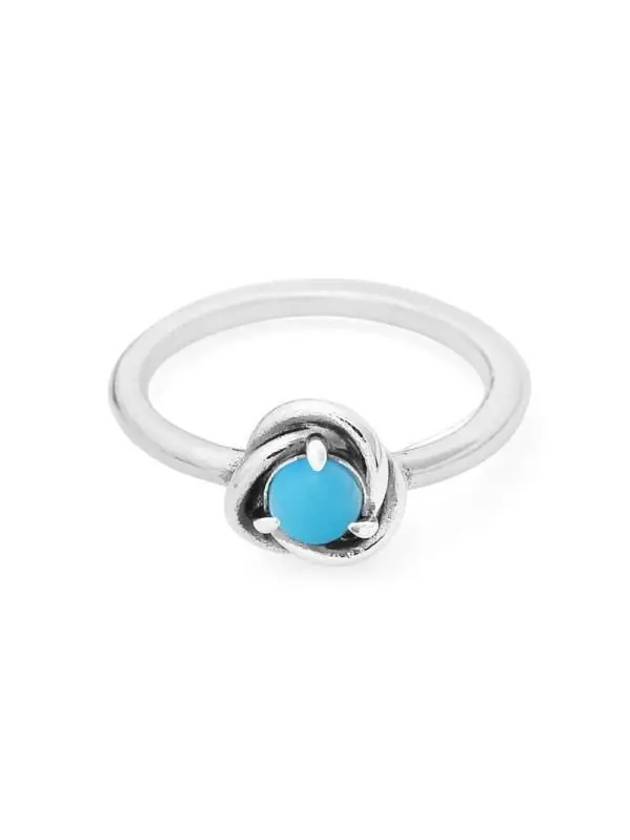 Moments December Turquoise Blue Eternity Circle Ring Silver - PANDORA - BALAAN 3