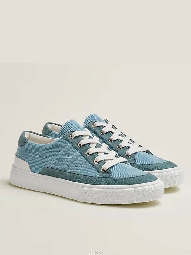 Women's Deep Sneakers Blue H222189Z - HERMES - BALAAN 1