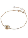 Kira Enamel Chain Bracelet Gold White - TORY BURCH - BALAAN 2