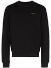 Back Painting Arrow Sweatshirt Black - OFF WHITE - BALAAN 1