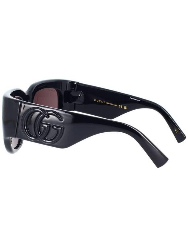 Eyewear Square Frame Acetate Sunglasses Black - GUCCI - BALAAN 4