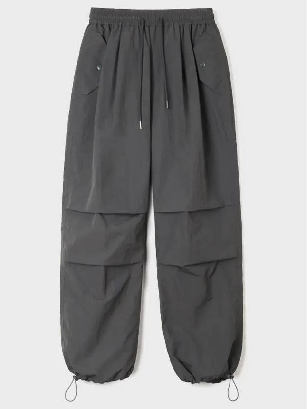 Tasran two-tuck pocket parachute pants_Charcoal - INDUST - BALAAN 5