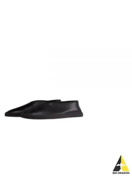 Round Toe Soft Leather Piped Slip-On Black - LEMAIRE - BALAAN 2