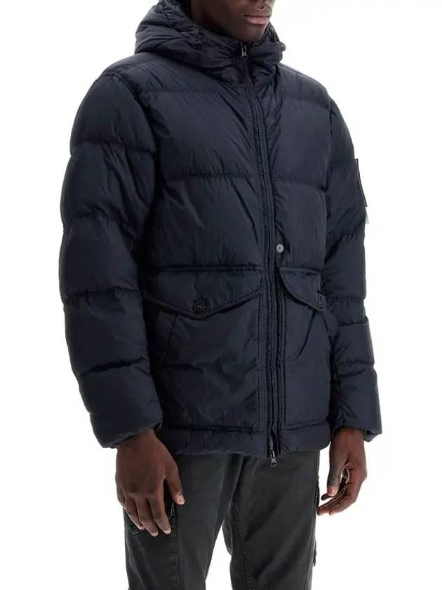 Crinkle Reps Re-Nylon Down Padding Navy - STONE ISLAND - BALAAN 2