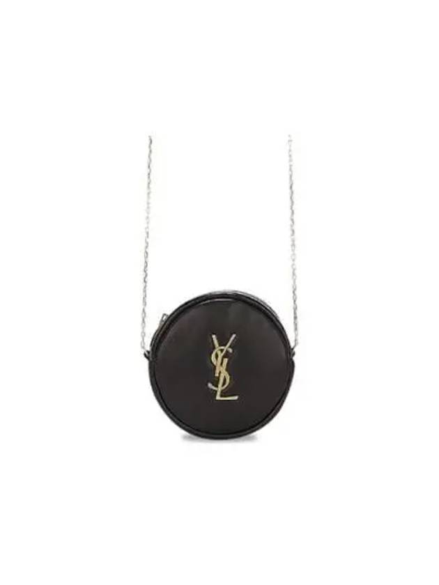 Round Pillow Cross Bag Black - SAINT LAURENT - BALAAN 2