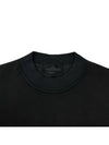 Ghost Piece Cotton Jersey Crew Neck Sweatshirt Black - STONE ISLAND - BALAAN 6