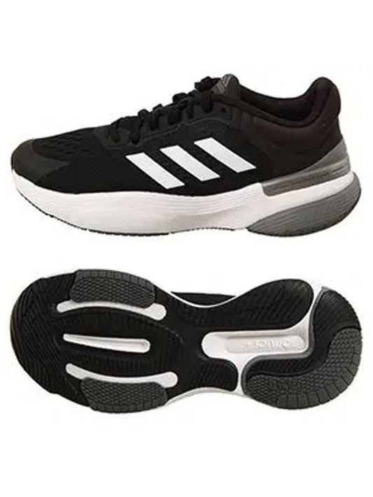 Women's Response Super 3.0 Running Low Top Sneakers Black - ADIDAS - BALAAN 2