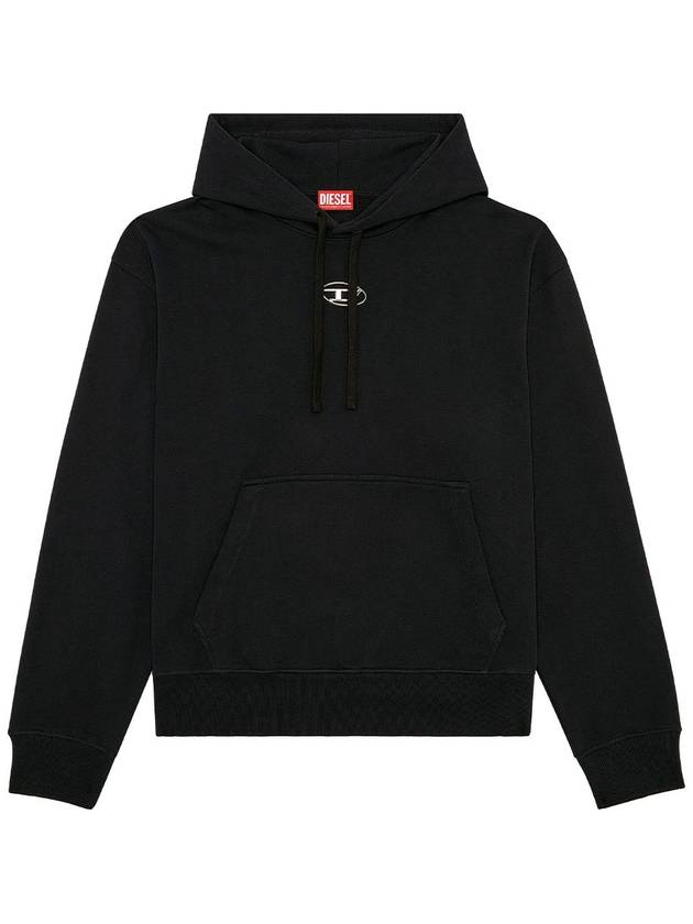 S Macs Logo Hoodie Black - DIESEL - BALAAN 2