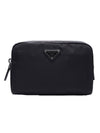 Nylon Cosmetics Mini Pouch Bag Black - PRADA - BALAAN 1