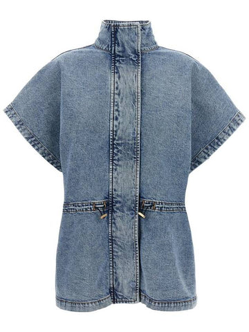 Fabiana Filippi Denim Cape - FABIANA FILIPPI - BALAAN 1