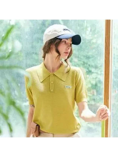 Waffle Short Sleeve Mustard - BENECIA12 - BALAAN 2