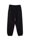 Men's Logo Patch Wide Track Pants Black - MAISON MIHARA YASUHIRO - BALAAN 1