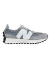 Men's 327 Low Top Sneakers Grey - NEW BALANCE - BALAAN 1