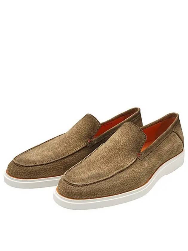 Effect Pebble Loafer Slip On MGDT17824BARBMMH E84 1018961 - SANTONI - BALAAN 1