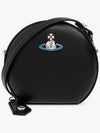 Logo Round Cross Bag Black - VIVIENNE WESTWOOD - BALAAN 1