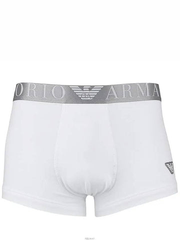 Men's Logo Drawn Briefs White - CALVIN KLEIN - BALAAN 1