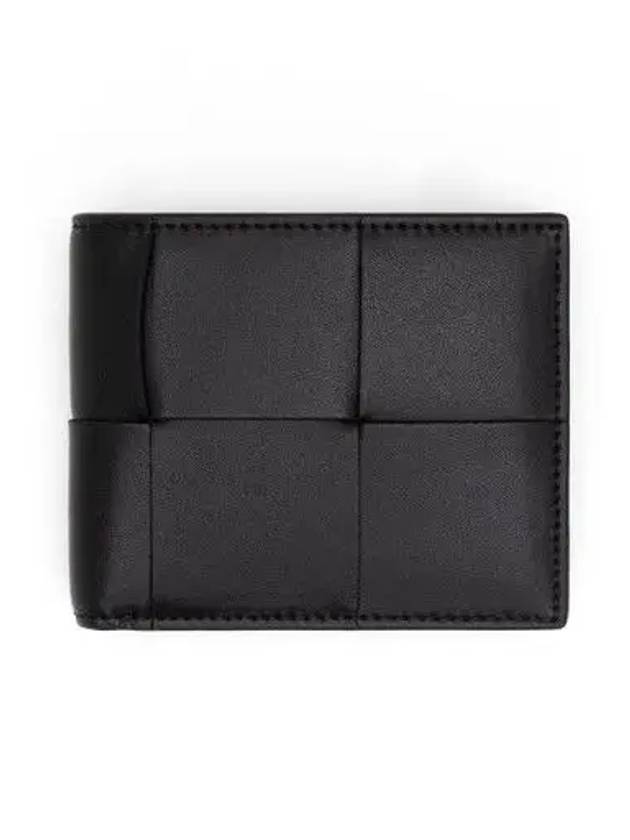 Intrecciato Cassette Half Wallet Black - BOTTEGA VENETA - BALAAN 2