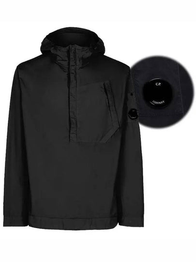 Lens Wappen Gabardine Anorak Black - CP COMPANY - BALAAN 2