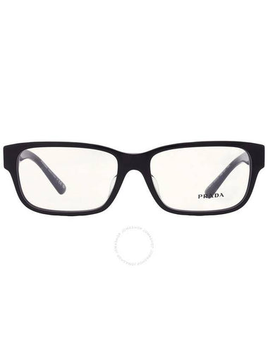 Prada Demo Rectangular Men's Eyeglasses PR 18ZVF 1AB1O1 57 - PRADA - BALAAN 1