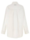 Fabrica Silk Long Sleeve Shirt White - ISABEL MARANT - BALAAN 3